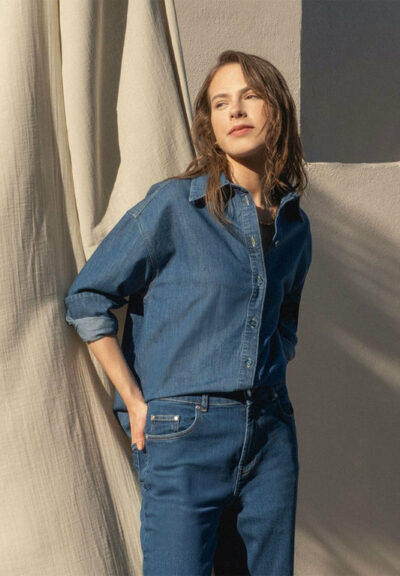 Organication | Denimblus av ekologisk bomull
