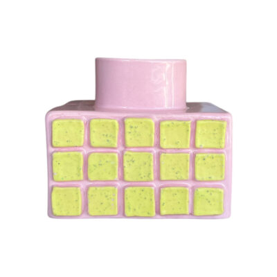 Vase – Button – Pink