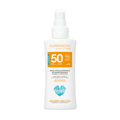 Travel Size High Protection SPF50 Sun Spray | Alphanova