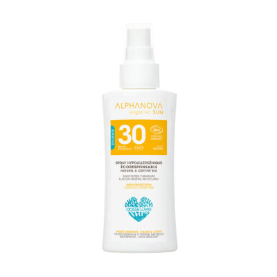 Travel Size High Protection SPF30 Sun Spray | Alphanova
