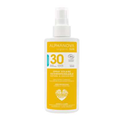 Organic Sun Milk SPF30 Sun Spray | Alphanova