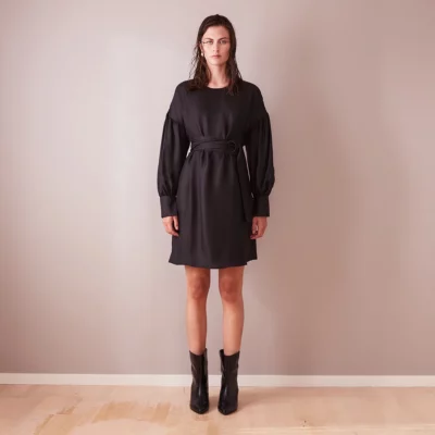 Studio Heijne | Black Silk Dress Sunday