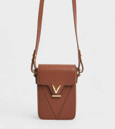 Luna Phone Bag in Brown with FREE Elia Card Holder and Raya Keyring
