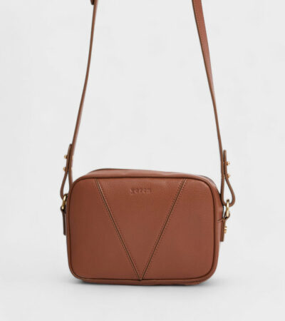 Silvie Crossbody Bag in Brown with FREE Raya Keyring