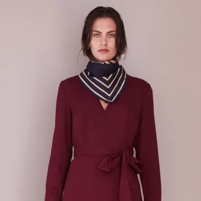 Studio Heijne | Silk Scarf Heijne Navy Blue
