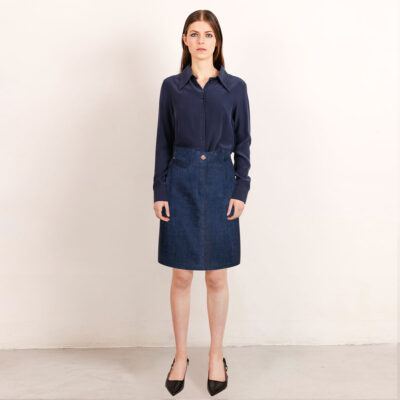 Studio Heijne | Mid Blue Denim Skirt