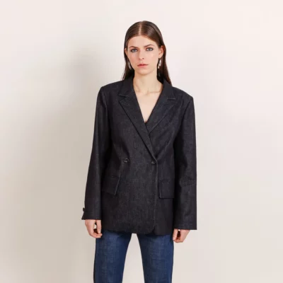 Studio Heijne | Double Breasted Blazer in Selvedge Denim