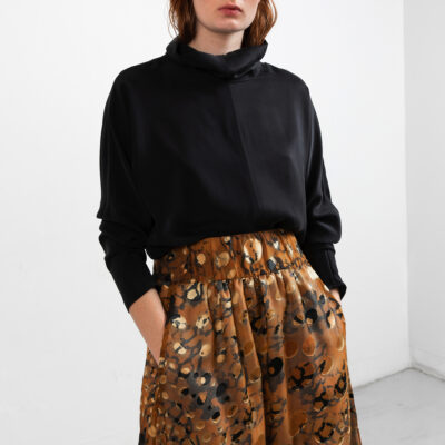 Studio Heijne | Revolution Cowl Neck Silk Top