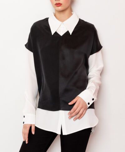 Studio Heijne | Revolution V Neck Silk Top