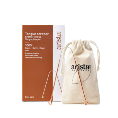 Copper Ayurvedic Tongue Scraper | ARISTA