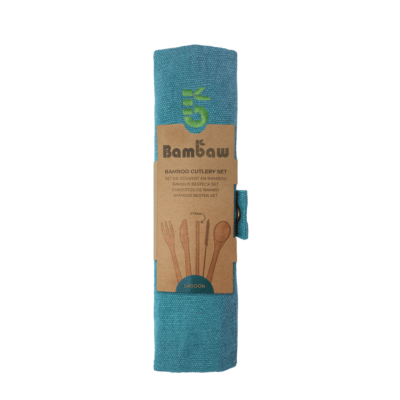 Bamboo Cutlery Set Lagoon | BAMBAW