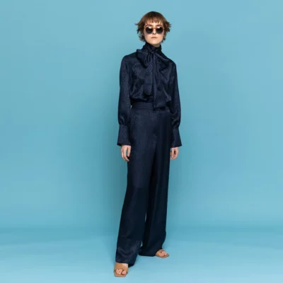 Studio Heijne | Freedom Silk Jaquard Trousers - Limited Edition - Size: S