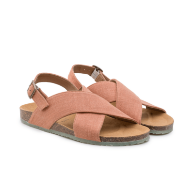 Zouri | CORAL Hazelnut Sandals