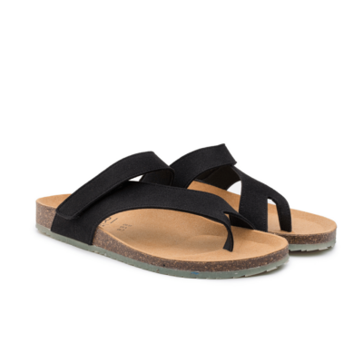 Zouri | DUNE Black Slippers