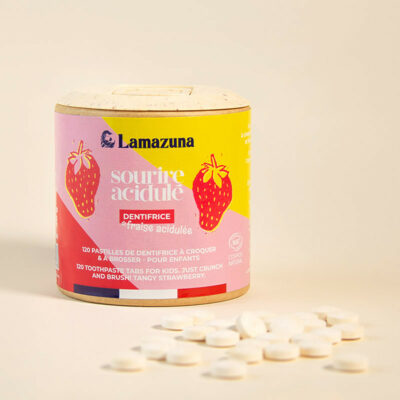 Toothpaste Tabs - Strawberry without fluor | Lamazuna