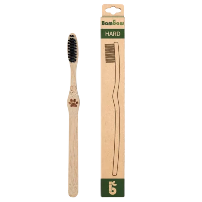Bamboo toothbrush (1-pack) Hard | BAMBAW