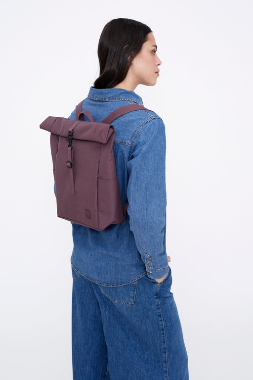 Roll Mini Backpack Stripes Maroon