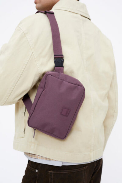 Reef Crossbody Stripes Maroon