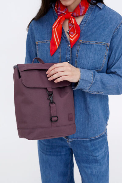 Scout Mini Backpack Stripes Maroon