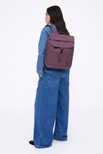 Scout Backpack Stripes Maroon