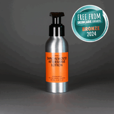 Soothing After-Shave Lotion – with Myrrh, Sandalwood & Bergamot – Artisan Quality