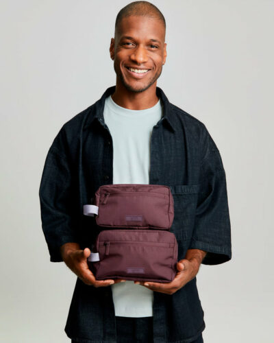 Kei Double Washbag Wine