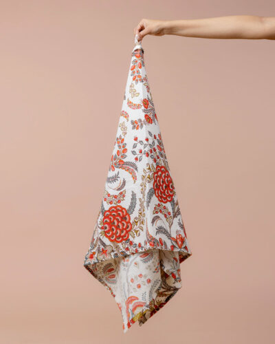Ivory Bloom Bath Towel & Hand Towel