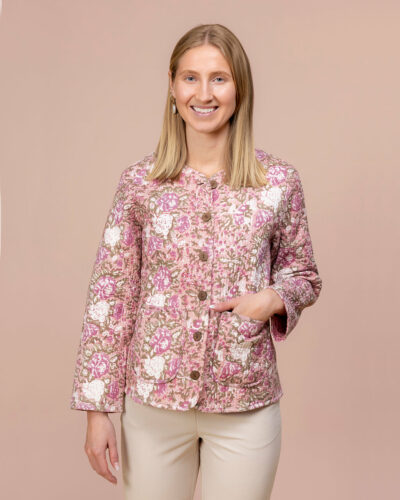 Blush Bloom Reversible Jacket