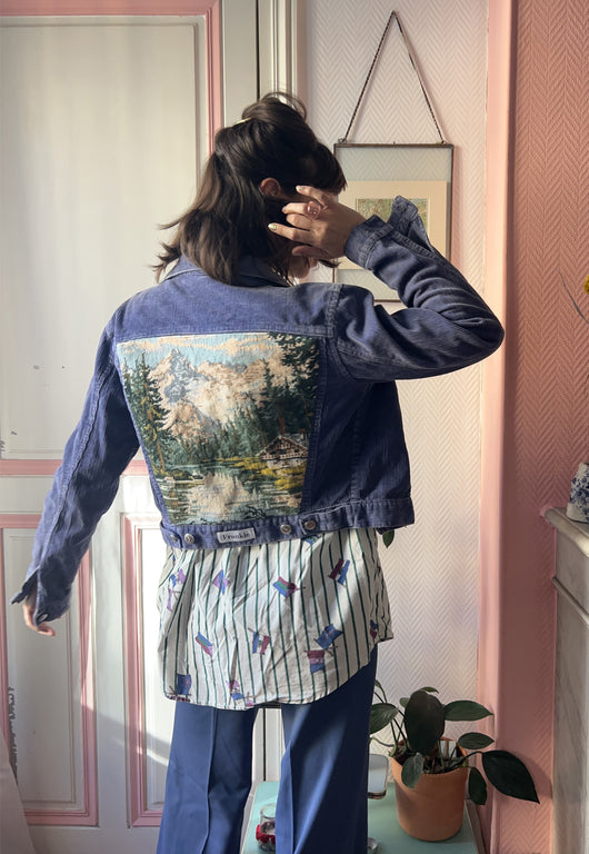 Upcycled jacket Mountain (S)