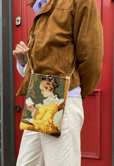 Upcycled chain bag Colette