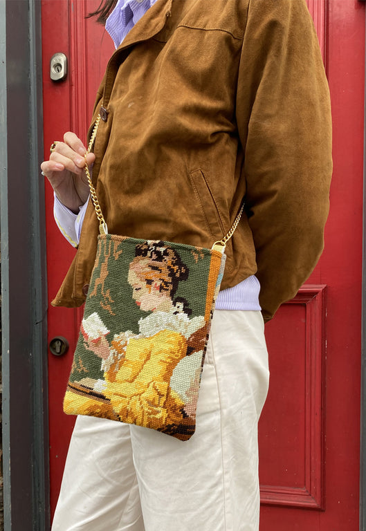 Upcycled chain bag Colette