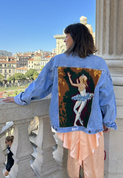 Upcycled jacket Etoile (XL)