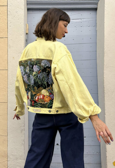 Frankie upcycled jacket Les Lilas (M/L)