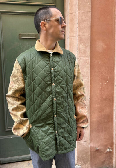 Upcycled Quilted Jacket   (L)