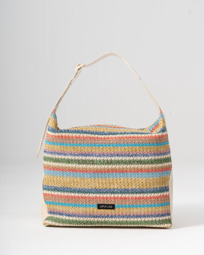 Sol Raffia Hobo Bag - Prism