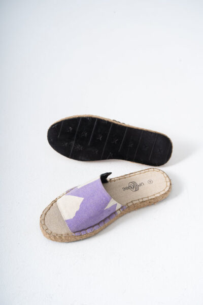 Open Toe Espadrille - Lavender
