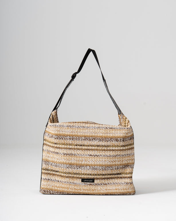 Sol Raffia Hobo Bag - Dune