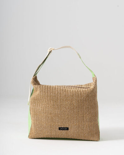 Sol Raffia Hobo Bag - Pistachio