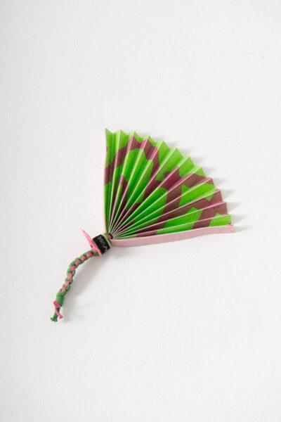 Mini Folding Fan - Green