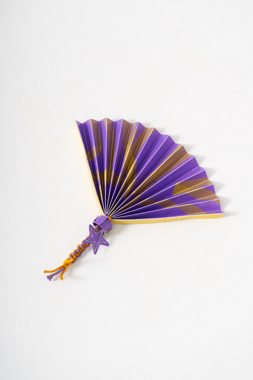 Mini Folding Fan - Purple
