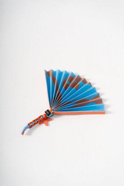 Mini Folding Fan - Blue