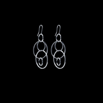 Modesty örhänge - silver