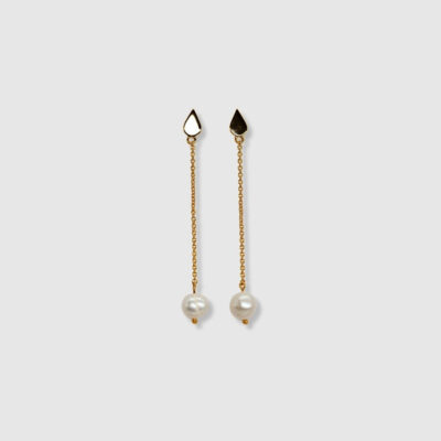Pearly Drop örhänge - Guld (Förgylld)
