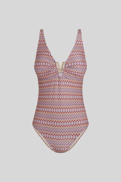 Geometric Print Aiguablava One-piece Swimsuit