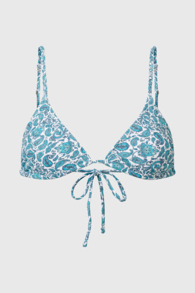 Print Tortuga Bikini Top