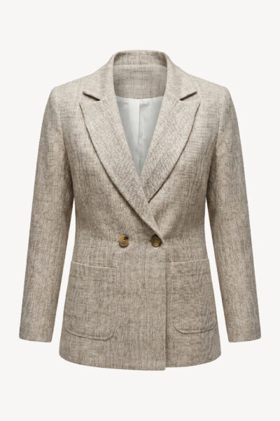 Ela Handloom Hemp Tailored Blazer