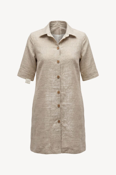 Aria Hemp Belted Mini Dress