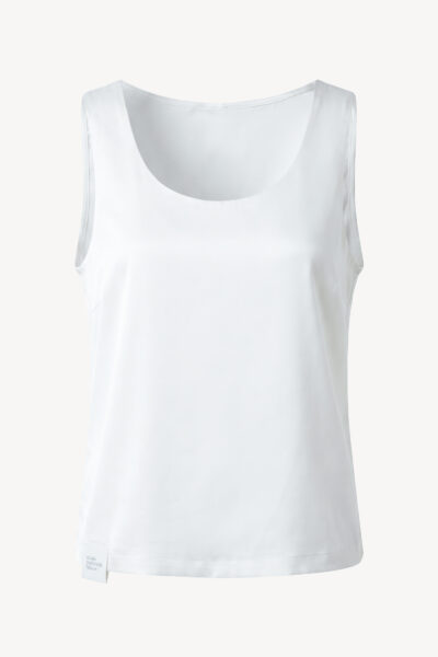 Lotus Tank Top – White