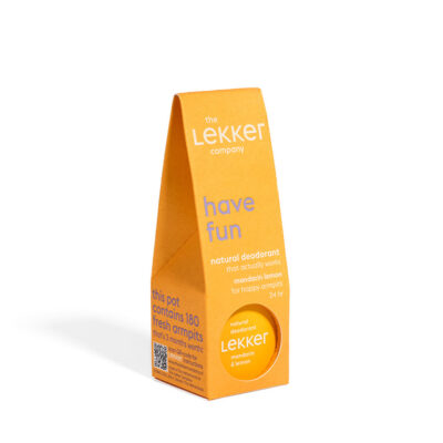 Lekker Natural Deodorant Cream, Have Fun