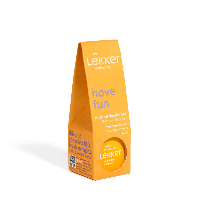 Lekker Natural Deodorant Cream, Have Fun